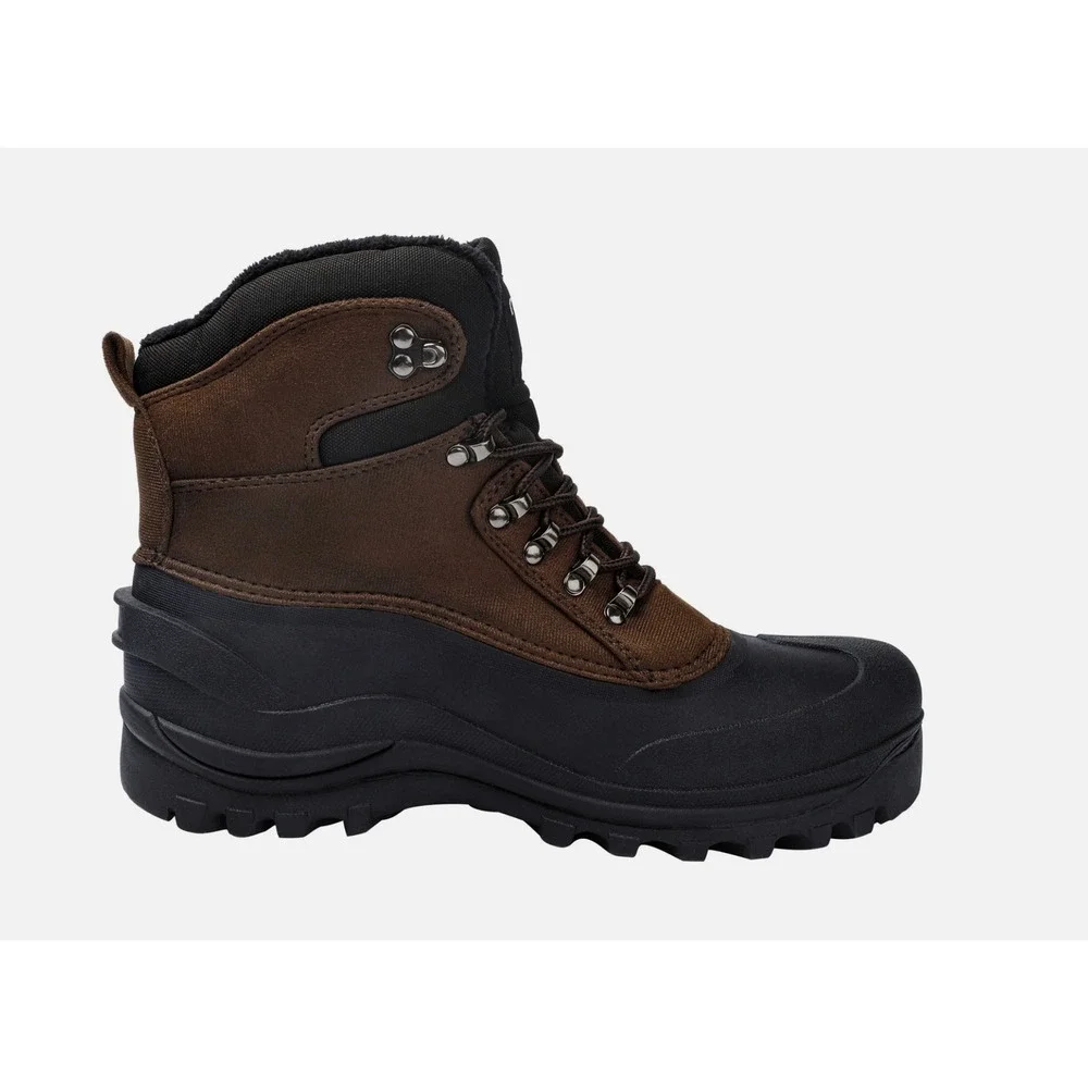Riemot Womens Winter Waterproof Boots 11 Hike Warm Snow Work Lace Up